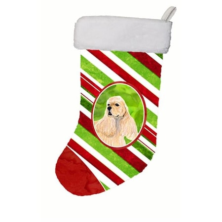 Carolines Treasures SS4591-CS 11 W X 8 H In. Cocker Spaniel Winter Snowflakes Christmas Stocking